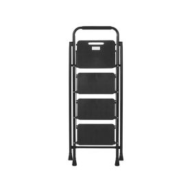Garden Tools Portable Folding Ladder with Wide Anti-Slip Pedal (Color: Black, type: Style C)